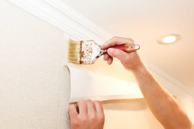 Pose de papier peint à Fréjairolles — revêtements muraux et toiles de verre